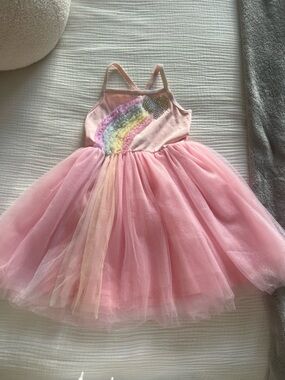 🌈BNWT Lola + the Boys Size 4 Rainbow Tulle Dress🌈